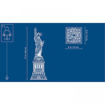 Statuia Libertatii 21042 LEGO Architecture